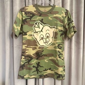 NWOT Rothco Green Camo Piggly Wiggly Logo Tee Unisex | Small